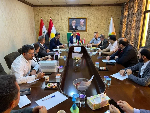 حضور هیئت‌ اعزامی بخش خصوصی صنعت ساختمان کردستان در اقلیم کردستان عراق